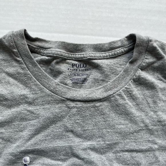 Polo Ralph Lauren Men’s XLT Patriotic Bear Heather GRAY T-shirt Tee - Picture 2 of 4